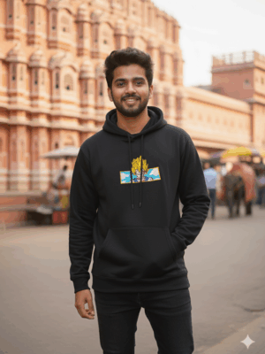 Dragon Ball Z Vegeta Anime Panel Embroidered Hoodie | Black