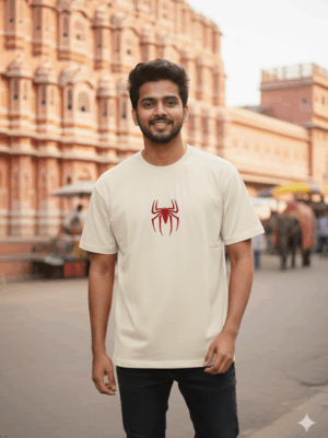 Minimalist Spider-Man Emblem Tee | Off-White