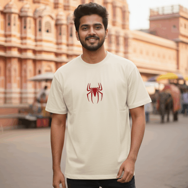 Minimalist Spider-Man Emblem Tee | Off-White