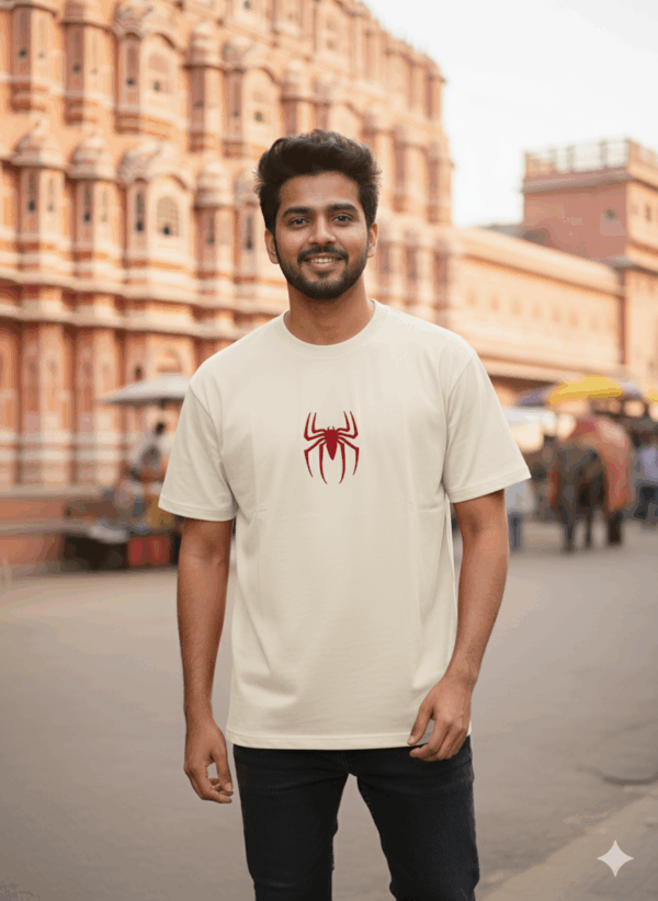 Minimalist Spider-Man Emblem Tee | Off-White
