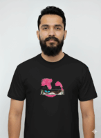 Fiery Gaze Dragon Eye T-Shirt: Unique Graphic White Tee