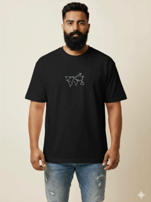 The Wanderer T-Shirt | Minimal World Map Tee