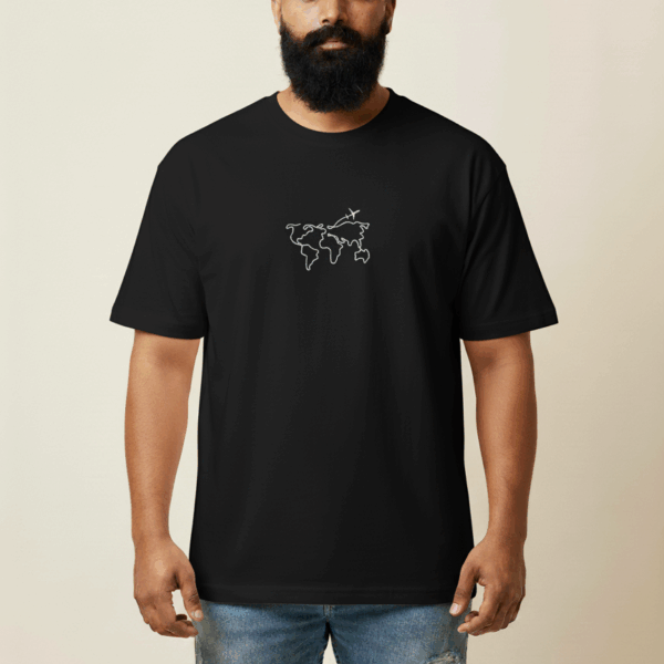 The Wanderer T-Shirt | Minimal World Map Tee