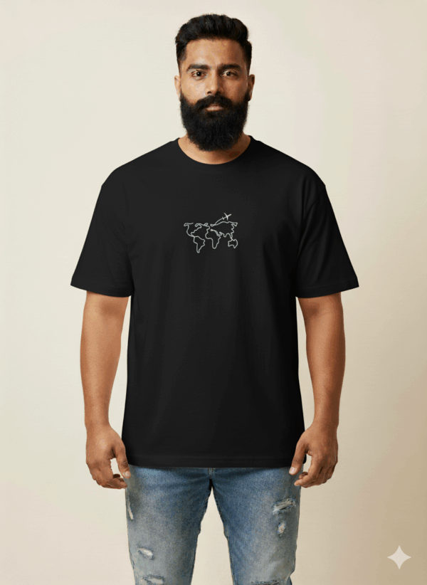 The Wanderer T-Shirt | Minimal World Map Tee