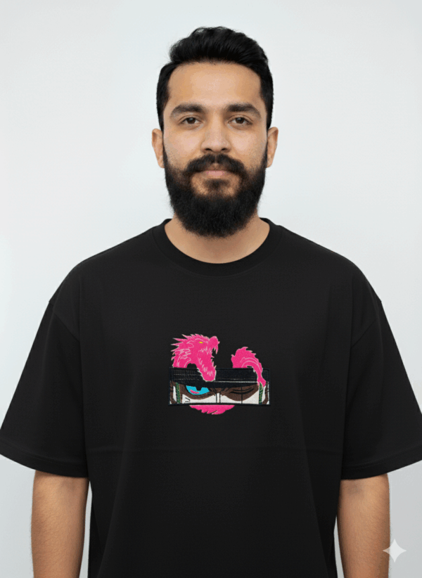 Fiery Gaze Dragon Eye T-Shirt: Unique Graphic White Tee