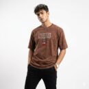 Brown Acid Wash Marvel Spider Graphic T-Shirt | Vintage Superhero Cotton Tee for Men & Women